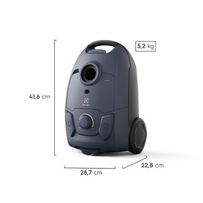 Aspirador de Pó com Saco Electrolux 1800W Compacto Experience Filtro HEPA Azul (EQP40)