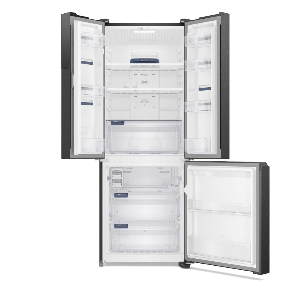 Geladeira Electrolux Frost Free Inverter 480L Efficient AutoSense 3 Portas Black Inox Look (IM7B) - 4