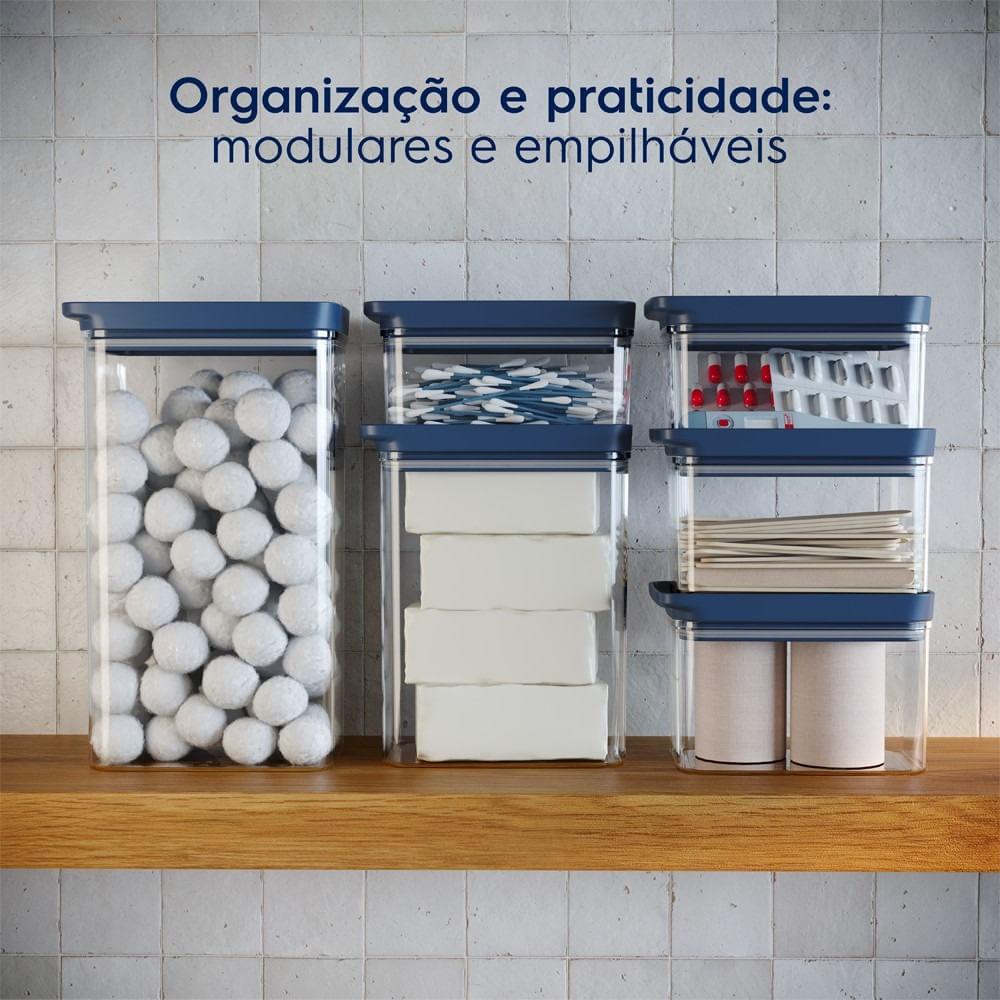 Pote Hermético Organizador Electrolux Experience Empilhável Modular 0,85L - 7