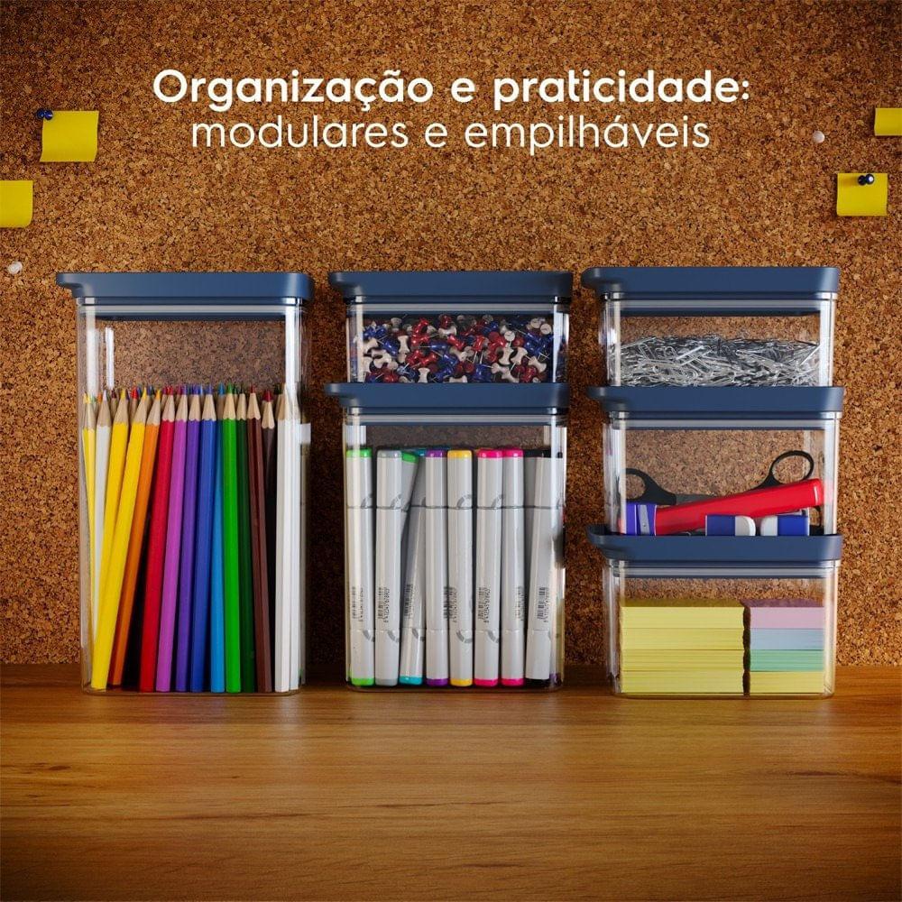 Pote Hermético Organizador Electrolux Experience Empilhável Modular 0,85L - 10