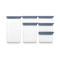 Kit Potes Herméticos Organizadores Electrolux Experience 6 Un Empilhável Modular - 2