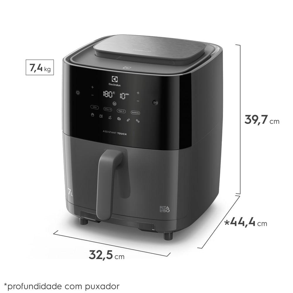 Air Fryer Electrolux por Rita Lobo 7L Digital Cinza Expert c/ Vapor e Autolimpeza 1700W (EAF180) - 2