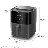 Air Fryer Electrolux por Rita Lobo 7L Digital Cinza Expert c/ Vapor e Autolimpeza 1700W (EAF180) - 2