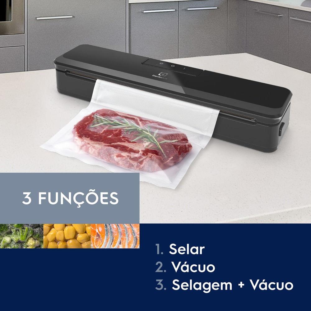 Seladora à vácuo Electrolux portátil Cinza Silenciosa - 8
