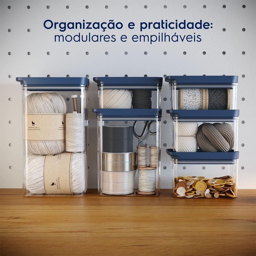 Pote Hermético Organizador Electrolux Experience Empilhável Modular 0,6L - 7