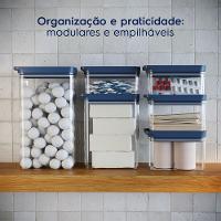 Pote Hermético Organizador Electrolux Experience Empilhável Modular 0,6L - 8