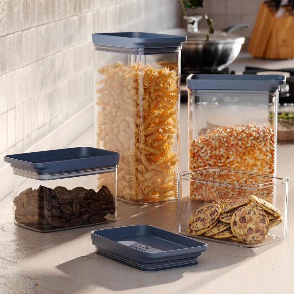 Pote Hermético Organizador Electrolux Experience Empilhável Modular 2,5L - 8