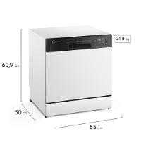 Lava-Louça Electrolux 8 Serviços Branca com Programa Lava & Seca 50 min (LB08E) - 3