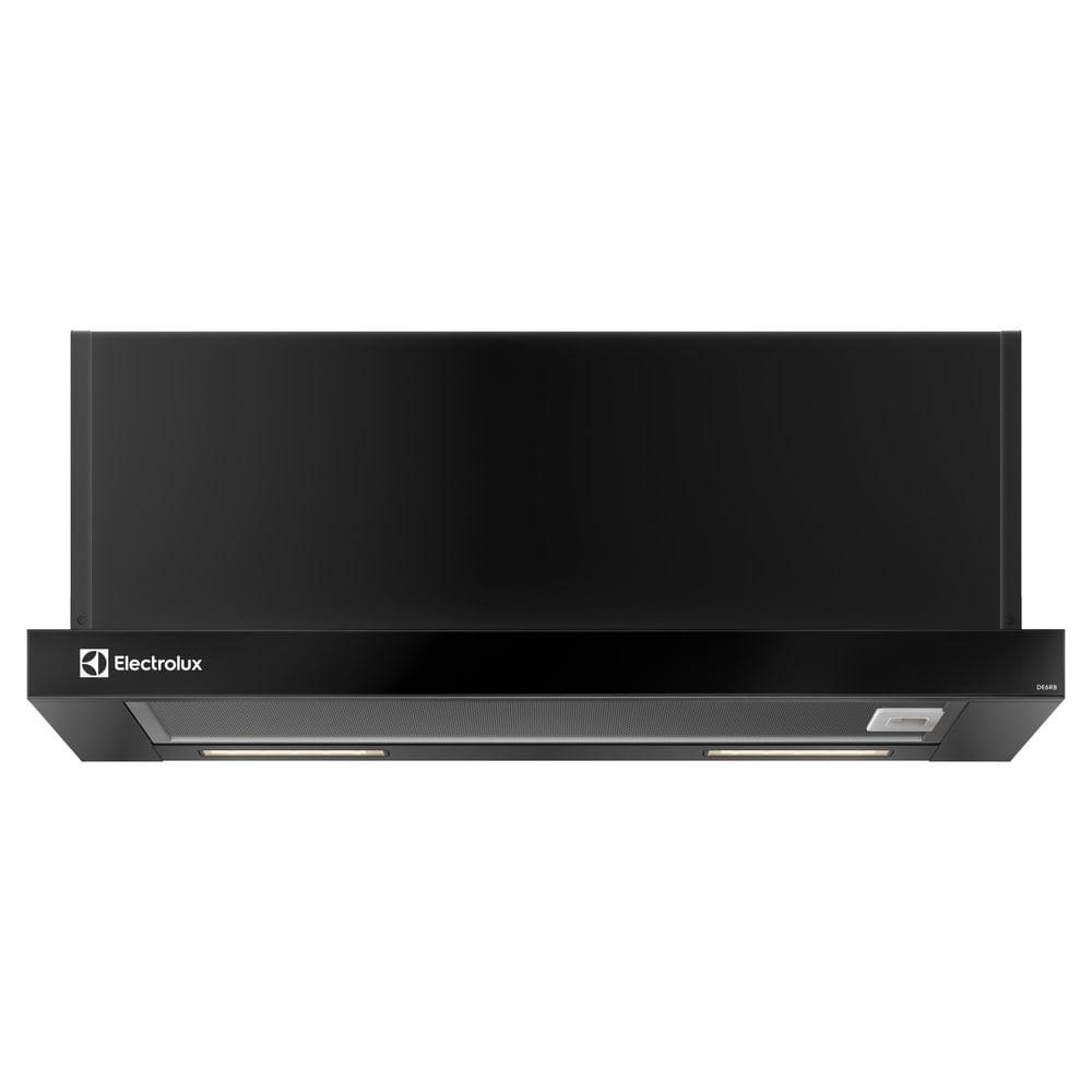Depurador de Ar Electrolux 60cm Retrátil Preto Efficient com Luz de Led (DE6RB) - 1