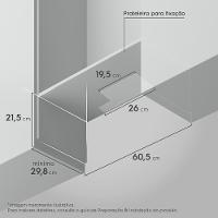 Depurador de Ar Electrolux 60cm Retrátil Preto Efficient com Luz de Led (DE6RB)