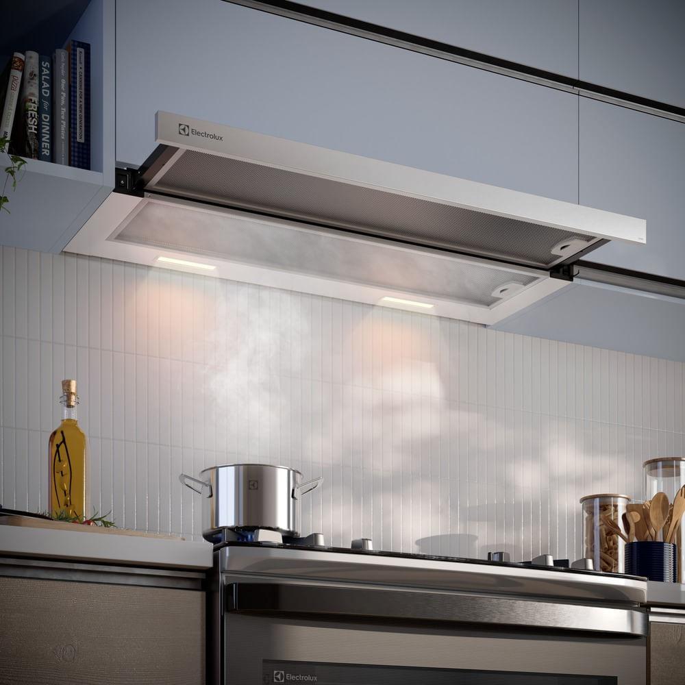 Depurador de Ar Electrolux 90cm Retrátil Inox Efficient com Luz de Led (DE9RS) - 6