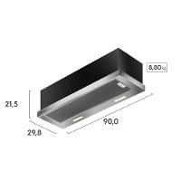 Depurador de Ar Electrolux 90cm Retrátil Inox Efficient com Luz de Led (DE9RS) - 2