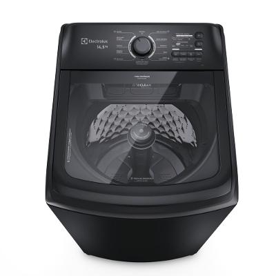 Máquina de Lavar Electrolux 14,5kg Preta Efficient Cesto Inox, Jet&Clean e Filtro Fiapos (LEP15)