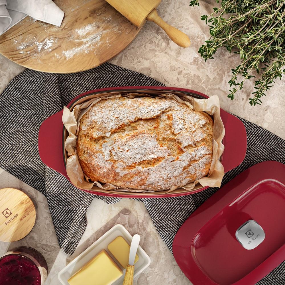 Panela de Ferro Fundido Esmaltado Oval Electrolux Expert 27cm Vermelha - 10