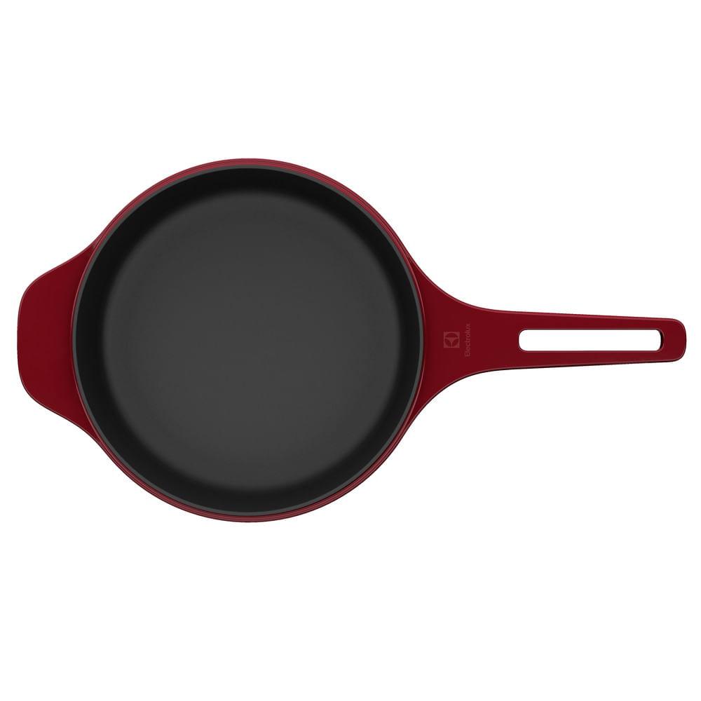 Frigideira de Ferro Fundido Esmaltado Electrolux Expert 26cm Vermelha - 2