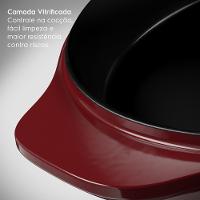 Frigideira de Ferro Fundido Esmaltado Electrolux Expert 26cm Vermelha - 6