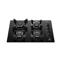 Cooktop 4 Bocas a Gás Electrolux Mesa Vidro Experience Tripla Chama e Grade de Ferro (KE4GC) - 1
