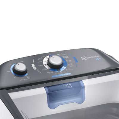 Máquina de Lavar Electrolux 13kg Branca Efficient Duplo Dispenser, Cesto Inox e Máxima Diluição (LDA13)