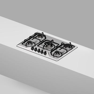 Cooktop 5 Bocas a Gás Electrolux Inox Experience Multi Chama e Grade Ferro Fundido (KE5XC)
