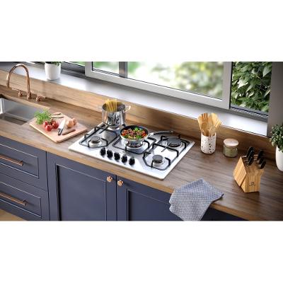 Cooktop 5 Bocas a Gás Electrolux Inox Experience Multi Chama e Grade Ferro Fundido (KE5XC)