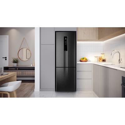 Geladeira Electrolux Frost Free Inverter 400L Efficient AutoSense e Rapid Freeze Inverse Black Inox Look (IB6B)
