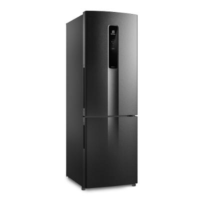 Geladeira Electrolux Frost Free Inverter 400L Efficient AutoSense e Rapid Freeze Inverse Black Inox Look (IB6B)