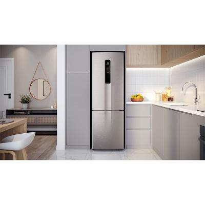 Geladeira Electrolux Frost Free Inverter 400L Efficient AutoSense e Rapid Freeze Inverse Inox Look (IB6S)