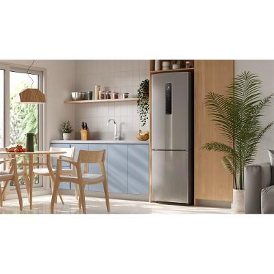 Geladeira Electrolux Frost Free Inverter 400L Efficient AutoSense e Rapid Freeze Inverse Inox Look (IB6S)