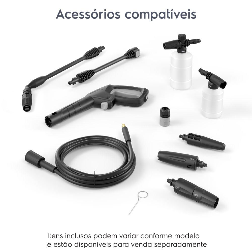 Lavadora de Alta Pressão Electrolux 1850PSI 1500W PowerWash Aplicador Detergente (EWS1850) - 11