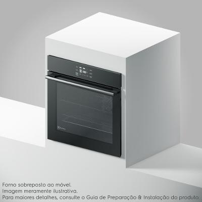 Forno de Embutir Elétrico Electrolux 80L Experience Air fryer, PerfectCook360 e Painel Touch (OE8EA)