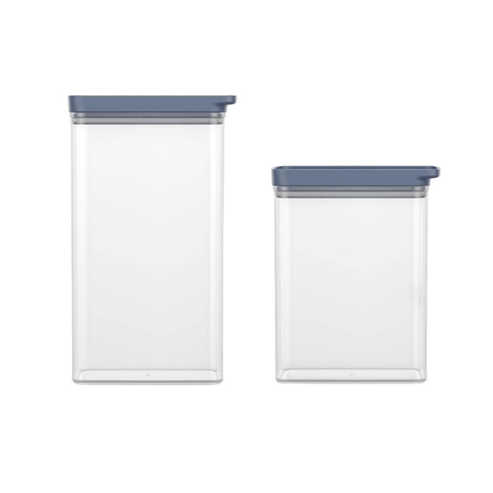 Potes Herméticos Organizadores Electrolux Experience Empilháveis Modular 2 Unidades - 1