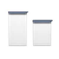 Potes Herméticos Organizadores Electrolux Experience Empilháveis Modular 2 Unidades - 1