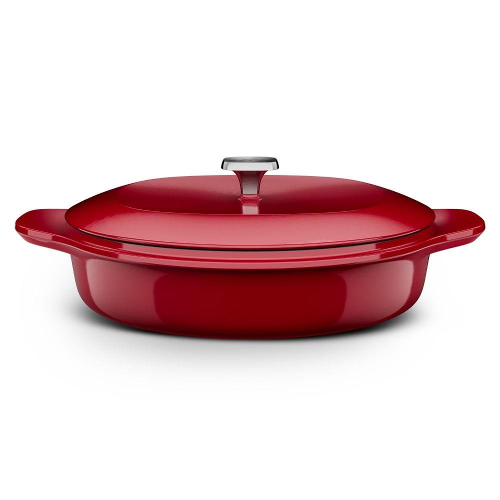 Jogo de Panelas Electrolux de Ferro Esmaltado Vermelhas 5 peças Expert - 2