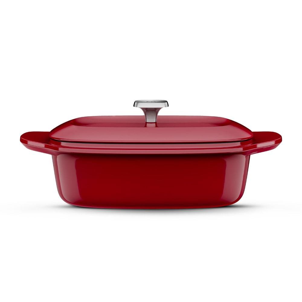 Jogo de Panelas Electrolux de Ferro Esmaltado Vermelhas 5 peças Expert - 3