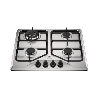 Cooktop 4 Bocas a Gás Electrolux Inox Experience Multi Chama e Grade Ferro Fundido (KE4XC)