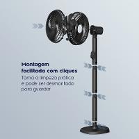 Ventilador de Coluna Electrolux 40cm 6 Pás Efficient DuoForce Air+ Cinza (EFS40)