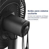 Ventilador de Coluna Electrolux 40cm 6 Pás Efficient DuoForce Air+ Cinza (EFS40) - 6