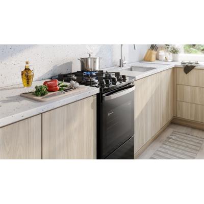 Fogão 4 bocas Electrolux Preto Efficient Mesa Vidro, Tripla Chama e PerfectCook (FE4GB)