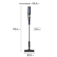 Aspirador de Pó Vertical Sem Fio Electrolux Ergorapido 3 em 1 Cyclonic Power 30 min Azul (PTEC101) - 3