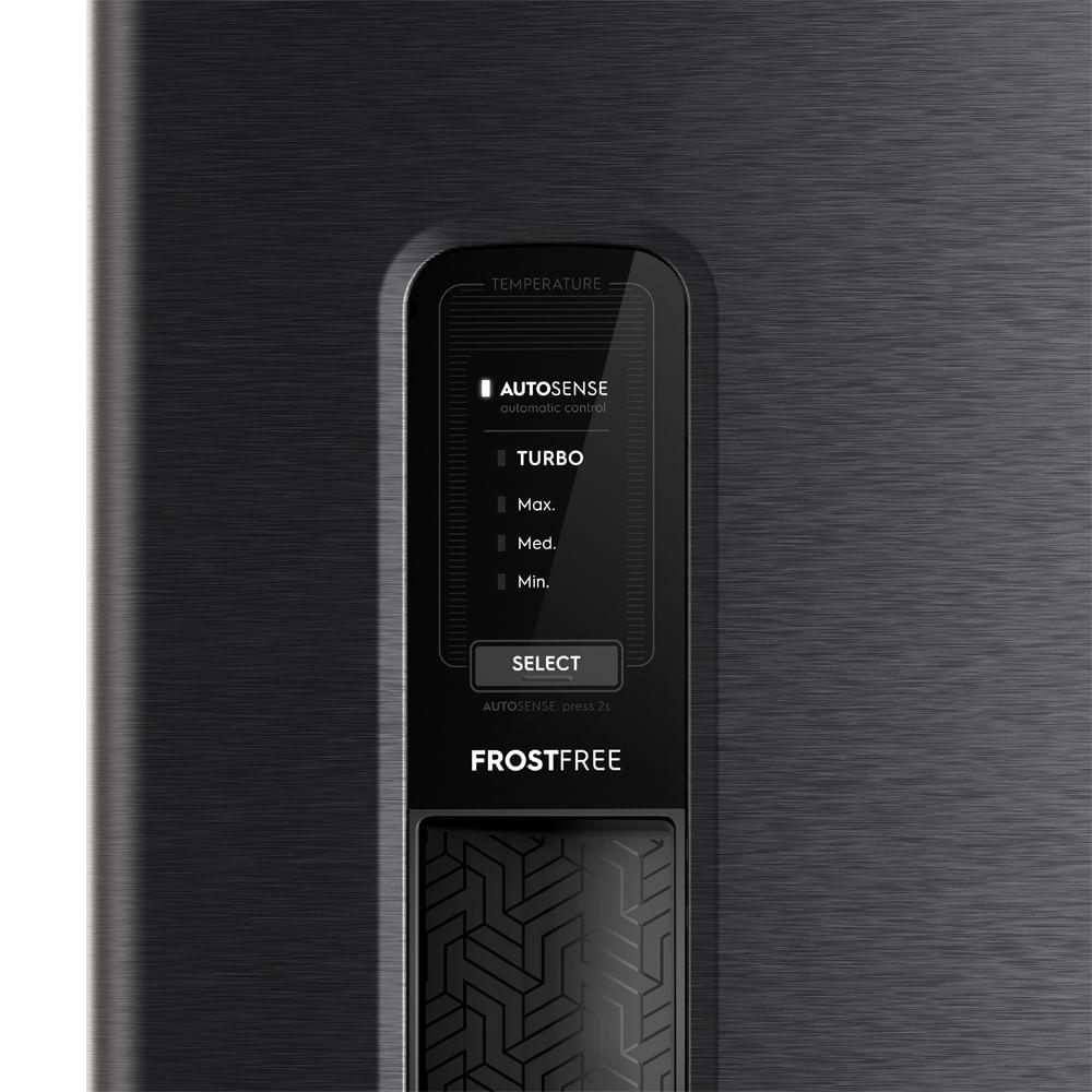 Geladeira Electrolux Frost Free 400L AutoSense Duplex Black Inox Look (TF44B) - 8