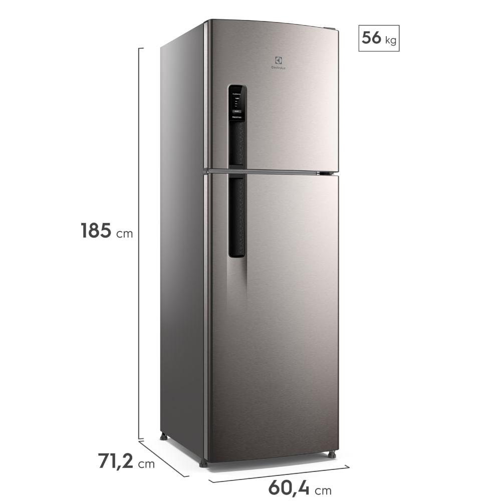 Geladeira Electrolux Frost Free 400L AutoSense Duplex Inox Look (TF44S) - 2