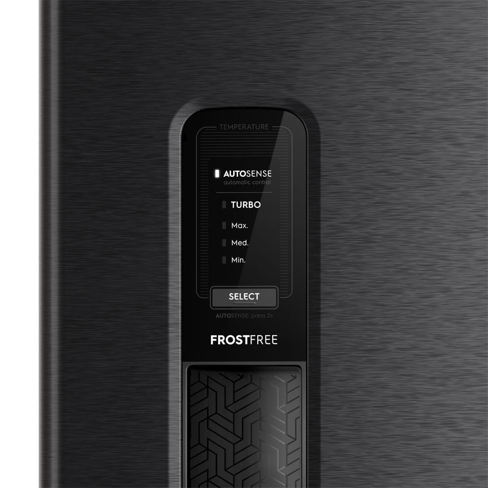 Geladeira Electrolux Frost Free 380L AutoSense Duplex Black Inox Look (TF41B) - 8