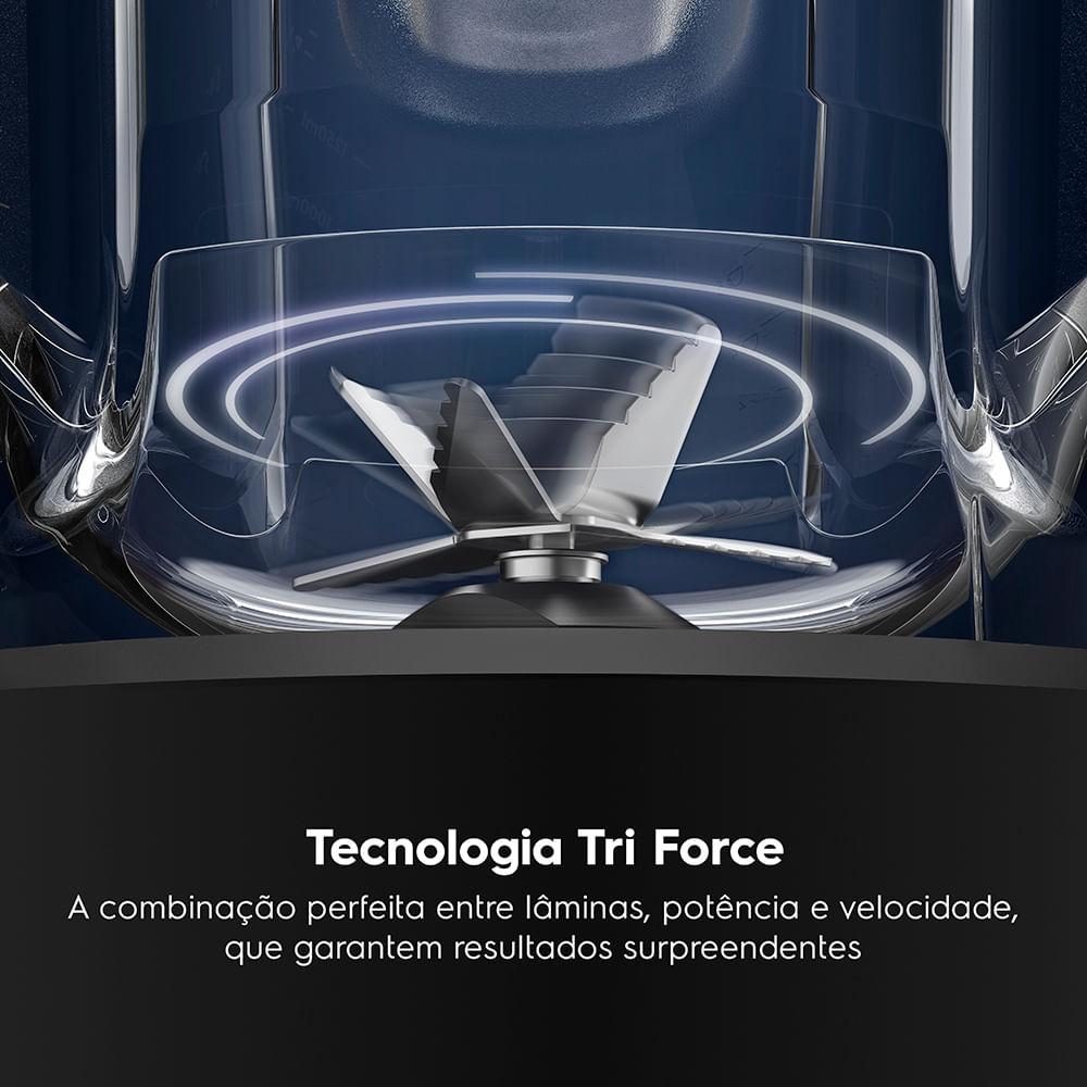 Liquidificador Electrolux 1300W 3.2L Efficient TriForce 12 Velocidades Preto (EBL1300) - 10