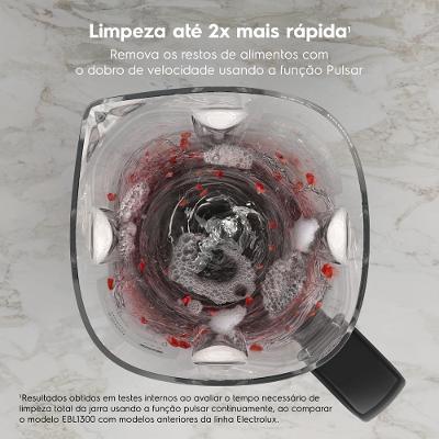 Liquidificador Electrolux 1300W 3.2L Efficient TriForce 12 Velocidades Preto (EBL1300)