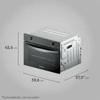 Forno de Embutir a Gás Continental 50L com TOPLimpaFácil (OC4GM) - 2