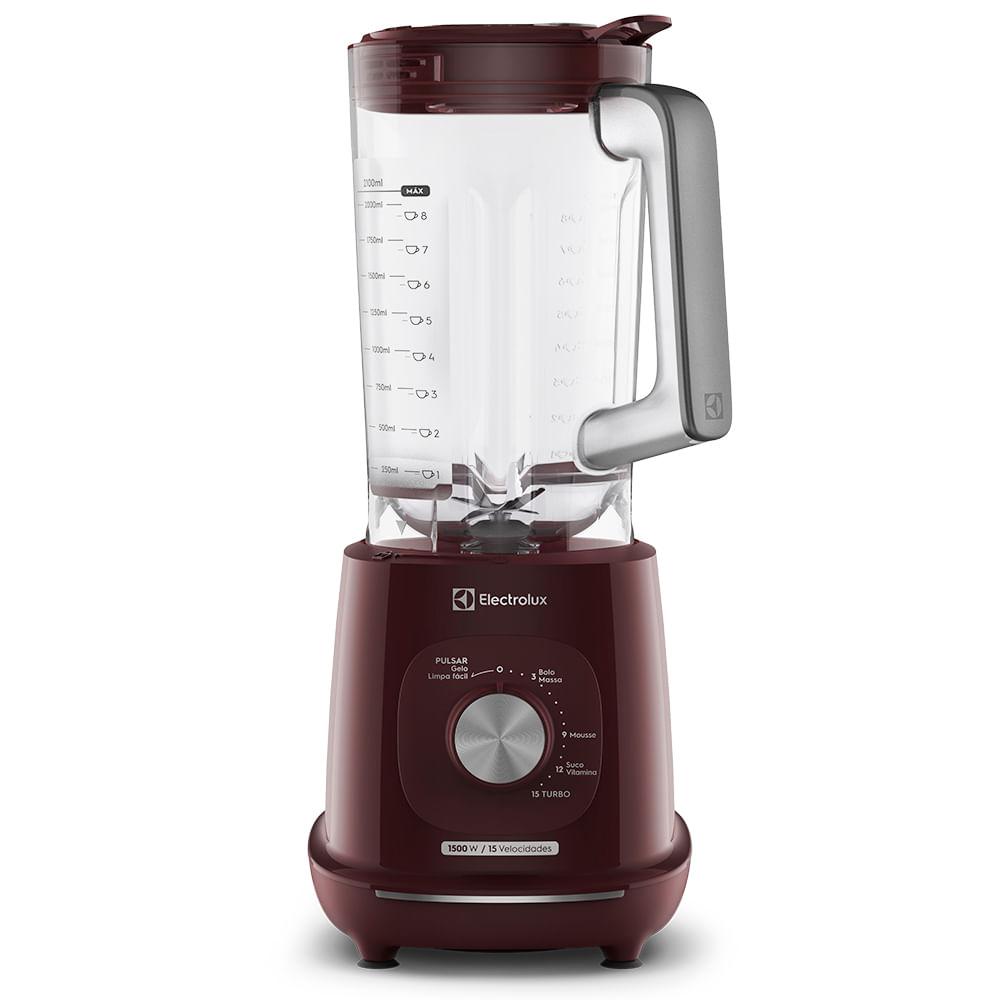 Liquidificador Electrolux 1500W 3.2L Efficient Tri Force 15 Velocidades Vermelho (EBL1510) - 1