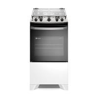 Fogão 4 bocas Electrolux Efficient Branco Mesa Inox, PerfectCook e VaporBake® (FE4IW) - 1