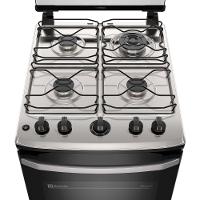 Fogão 4 bocas Electrolux Efficient Branco Mesa Inox, PerfectCook e VaporBake® (FE4IW) - 5