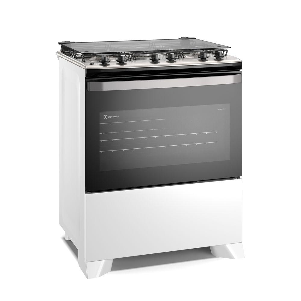 Fogão 5 bocas Electrolux Branco Efficient Mesa Inox, PerfectCook e VaporBake® (FE5IW) - 4