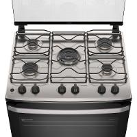 Fogão 5 bocas Electrolux Branco Efficient Mesa Inox, PerfectCook e VaporBake® (FE5IW) - 5